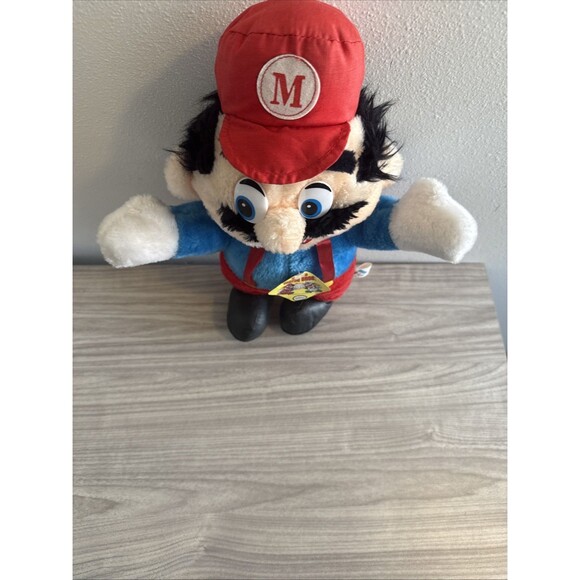 RARE! Super Mario Bros VTG 1988 *MARIO* 16” Plush Acme Nintendo W/ Tag Brand New - Picture 2 of 8